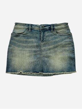 Carve Designs Maui Denim Skirt in Faded Blue